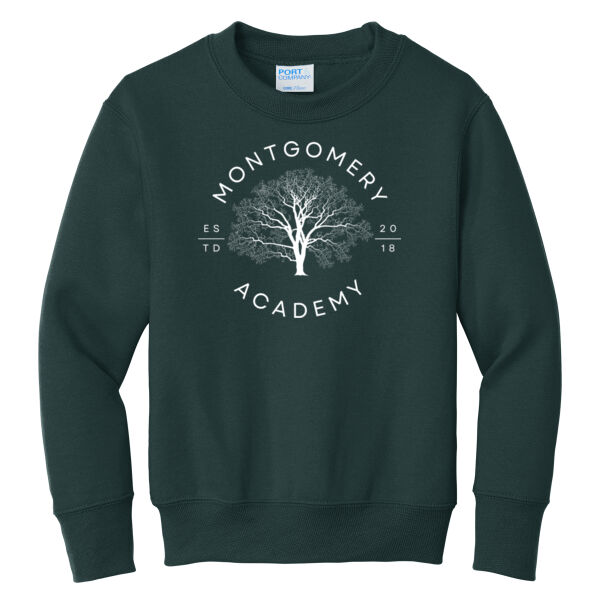Montgomery Academy - Youth Core Fleece Crewneck Sweatshirt Thumbnail