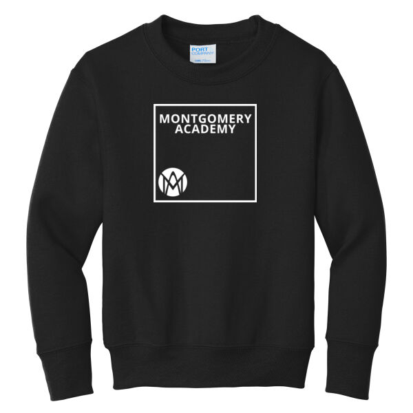 Montgomery Academy - Youth Core Fleece Crewneck Sweatshirt Thumbnail