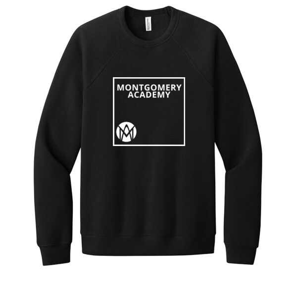 Montgomery Academy-PREMIUM  - Unisex Sponge Fleece Raglan Sweatshirt Thumbnail