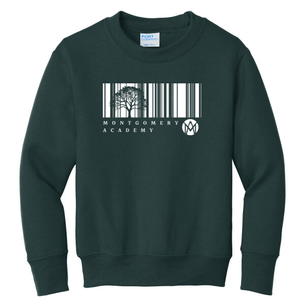 Montgomery Academy - Youth Core Fleece Crewneck Sweatshirt Thumbnail
