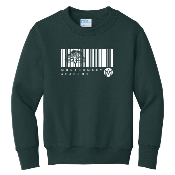 Montgomery Academy - Youth Core Fleece Crewneck Sweatshirt Thumbnail