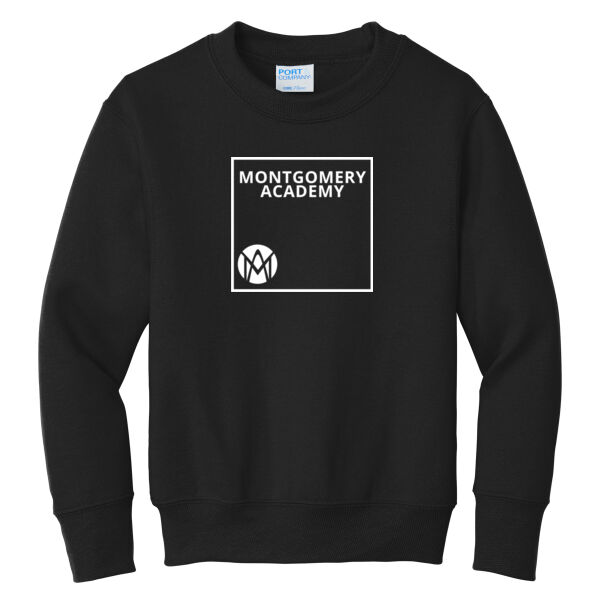 Montgomery Academy - Youth Core Fleece Crewneck Sweatshirt Thumbnail